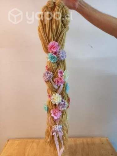 Peluca Rapunzel infantil