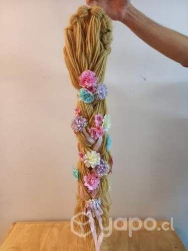 Peluca Rapunzel infantil