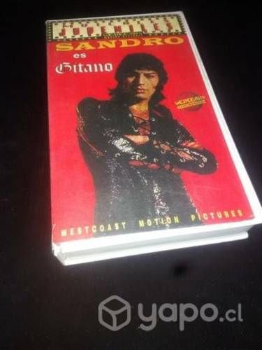 Película Musical Gitano por Sandro vhs