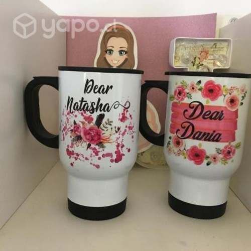 Mugg termico con tapa personalizado