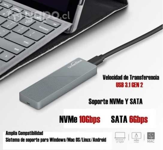 UnionSine carcasa de SSD M2 NVMe NGFF SATA