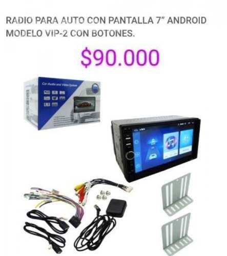 Radio para auto con pantalla 7