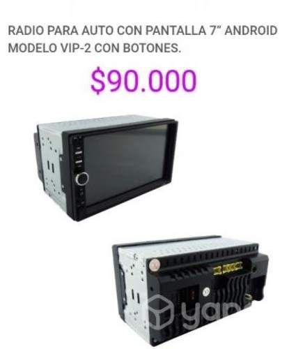 Radio para auto con pantalla 7