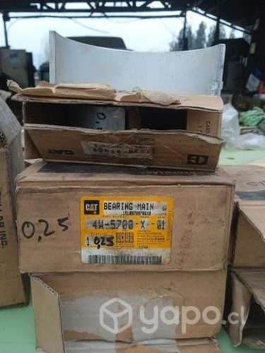 Metales de bancada cat