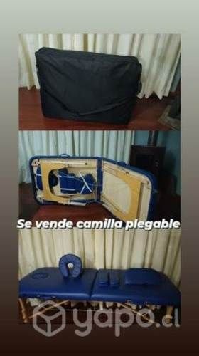 Camilla plegable y manta térmica con infrarrojo