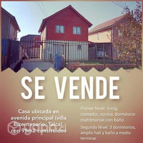 linda casa modelo Rauquen en Bicentenario