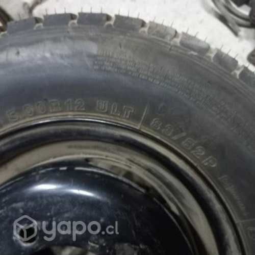 Neumaticos y llanta R12 /5 perno Kia Frontier 2.5