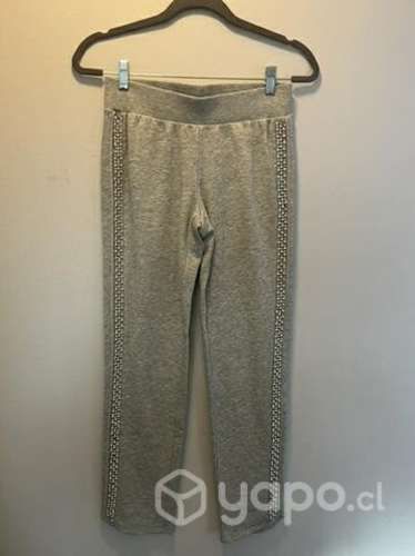 Pantalón buzo gris perlas cristales Juicy Couture