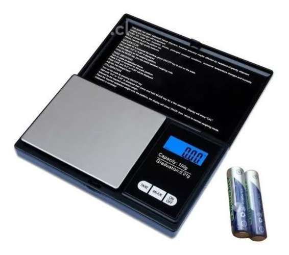 Pesa Digital Gramera portátil de 0.1g a 500g