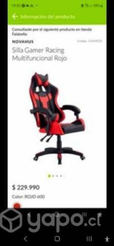 Silla gamer