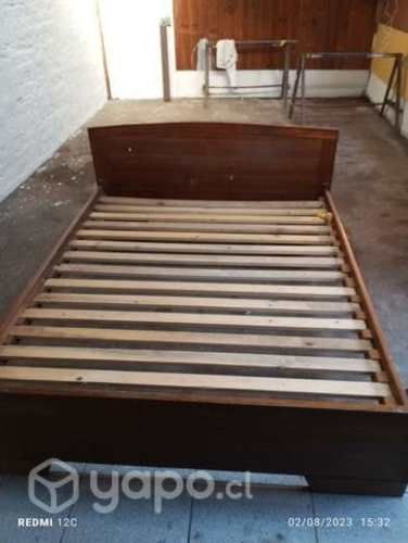 Cama 2 plazas somier