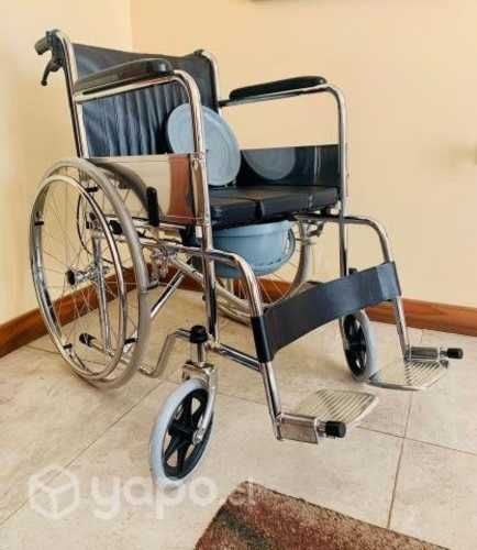 Silla de rueda con Baño