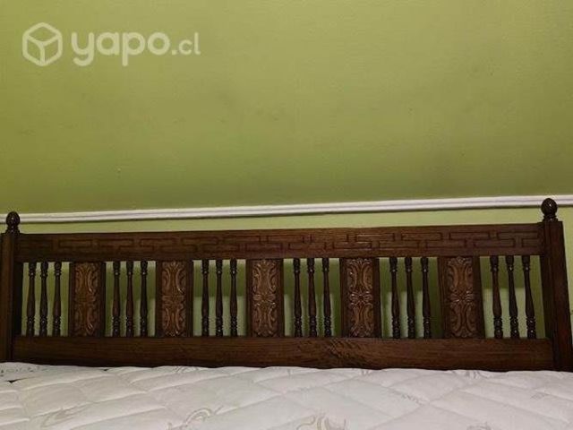 Marquesa de madera dos plazas