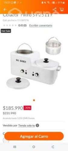 Olla profesional con colador