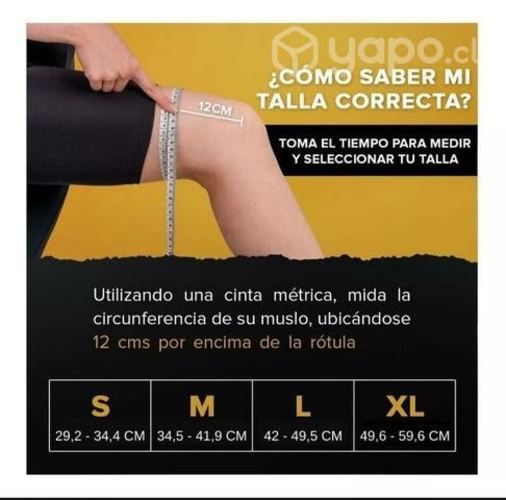 Rodilleras para rehabilitación talla L