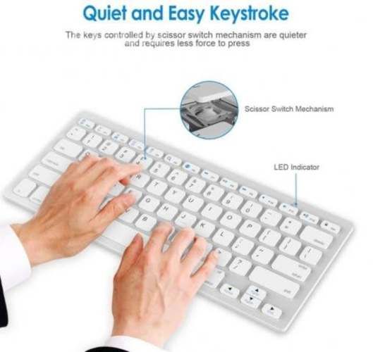 Teclado inalámbrico Bluetooth para Apple/IOS