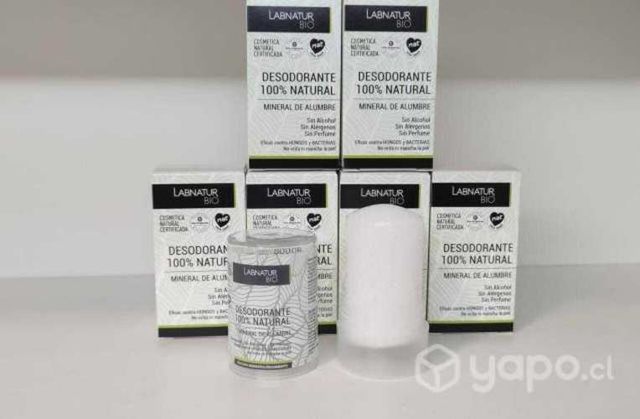 Desodorante 100% Natural Piedra de Alumbre 120Gr