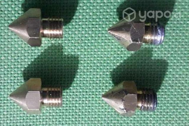 4 Boquillas 0.4mm para impresoras 3D