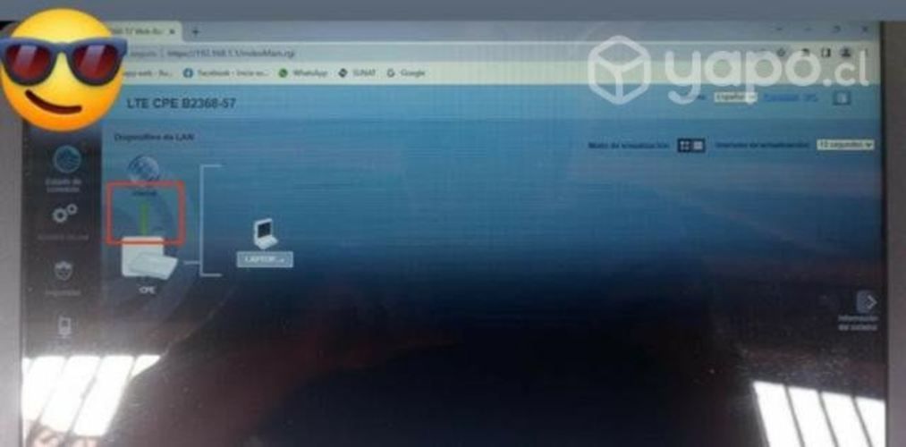 Kits (Antena Huawei B2368-57 + Router HUAWEI)