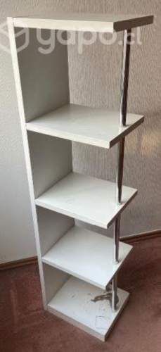 Repisa blanca de melamina