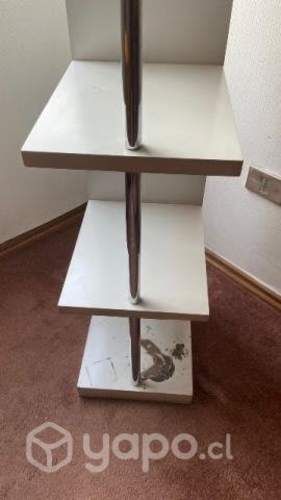 Repisa blanca de melamina