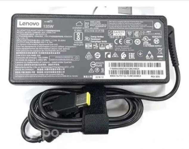 Cargador notebook lenovo gamer 135w original