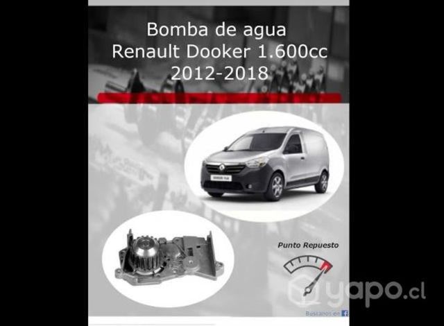 Bomba de agua Renault Dokker 2012 al 2018