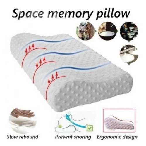 Almohada memory viscoelastico ortopedico con funda