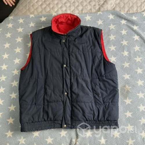 Parka Reversible 2 Colores Sin Mangas Talla L