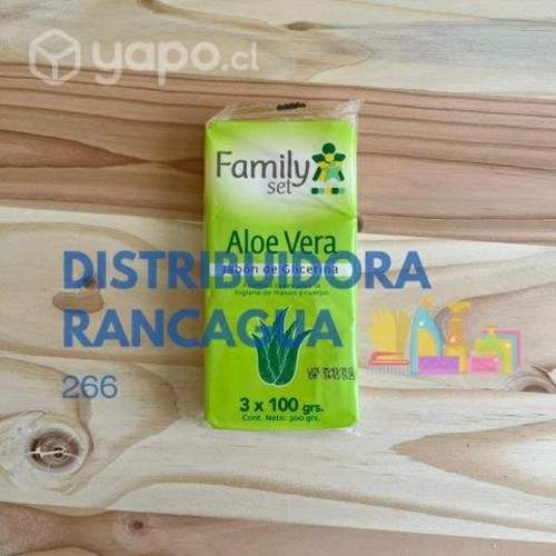 Jabón en barra Aloe Vera FAMILY SET