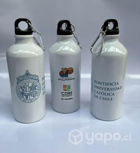 Botella aluminio personalizada 600 cc