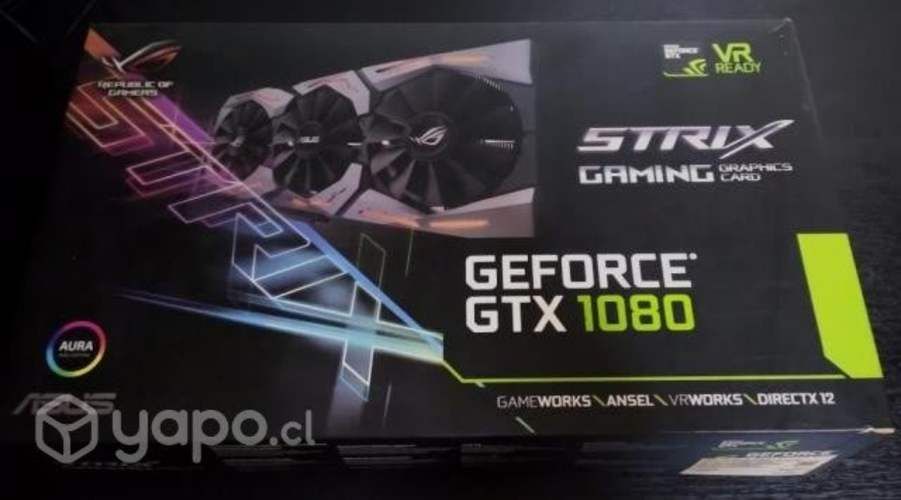 Asus GTX 1080 Rog Strix 8 GB