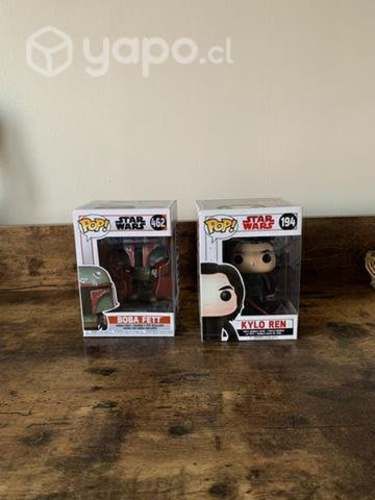 2 funko pops de star wars