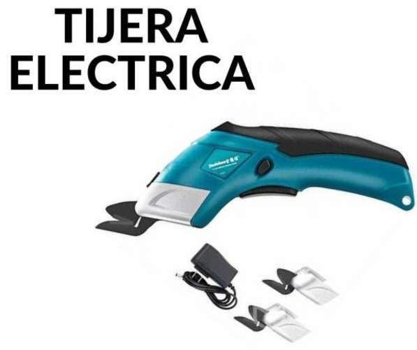 Tijera Eléctrica Recargable, Corta Carton, Tela, C
