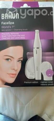 Depilatoria Braun face spa nueva