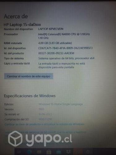 Notebook hp