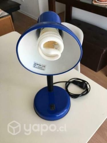 Lampara de escritorio color azul