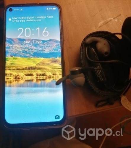 Celular hauwei p40 +audífonos hauwei bluetooh