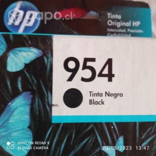 Tinta HP 954 black original de alta