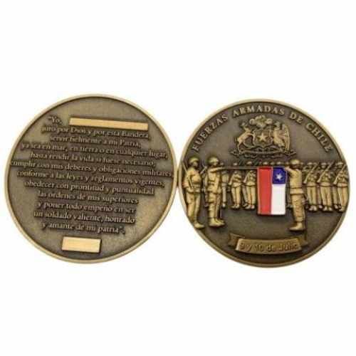Moneda juramento a la bandera
