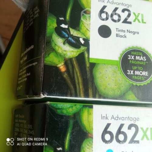 Packs de tintas hp 662xl colores originales de alt