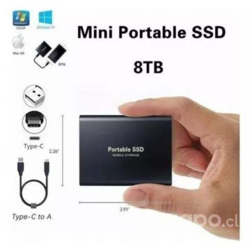 Disco duro solido 8 TB portatil