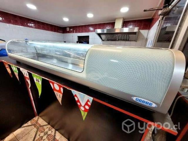 Vitrina sushi case 1.8 impecable