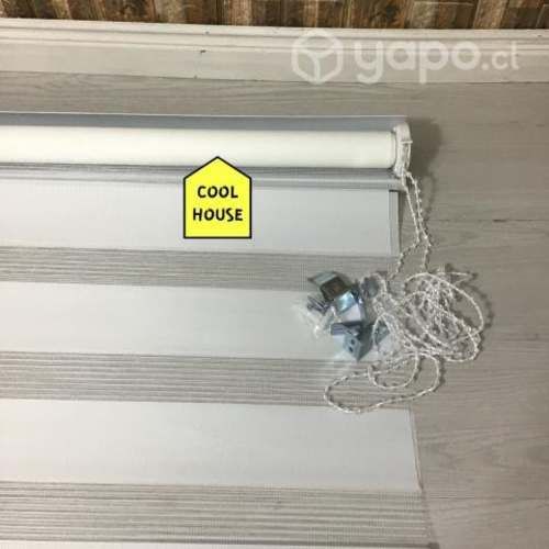 Ya llegaron cortinas roller duo blanco