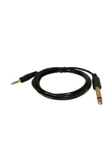 Cable Jack Plug 3.5mm Stereo A 6.3mm Mono