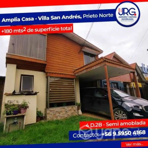 Hermosa Casa Villa San Andrés Prieto Norte Temuco