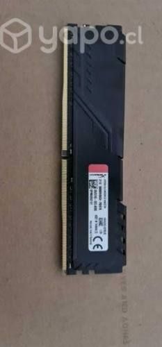 Memoria Ram HyperX® fury blackDDR4 8GB 2666MHz
