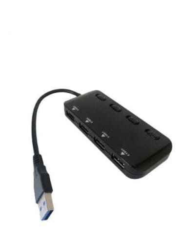 Hub USB 3.0 4 Puertos con Indicador Led e Interrup
