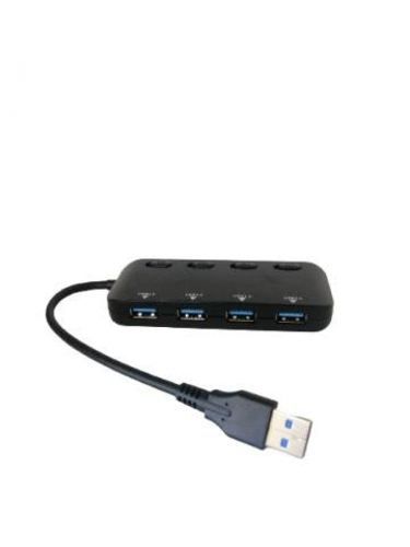 Hub USB 3.0 4 Puertos con Indicador Led e Interrup