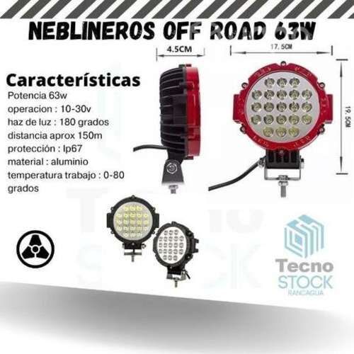 X2 Neblinero off road 12/24v